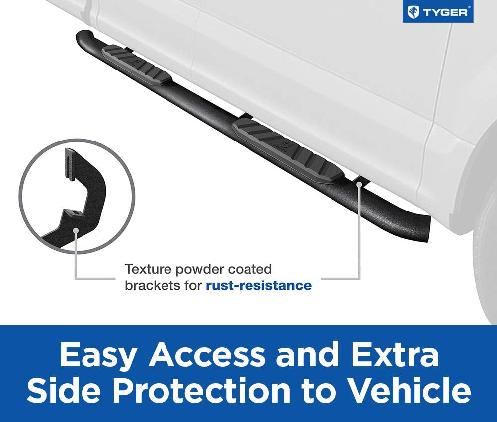 Textured Black Side Step Running Boards W74030
