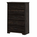Rubbed Black 5-Drawer Chest G904415
