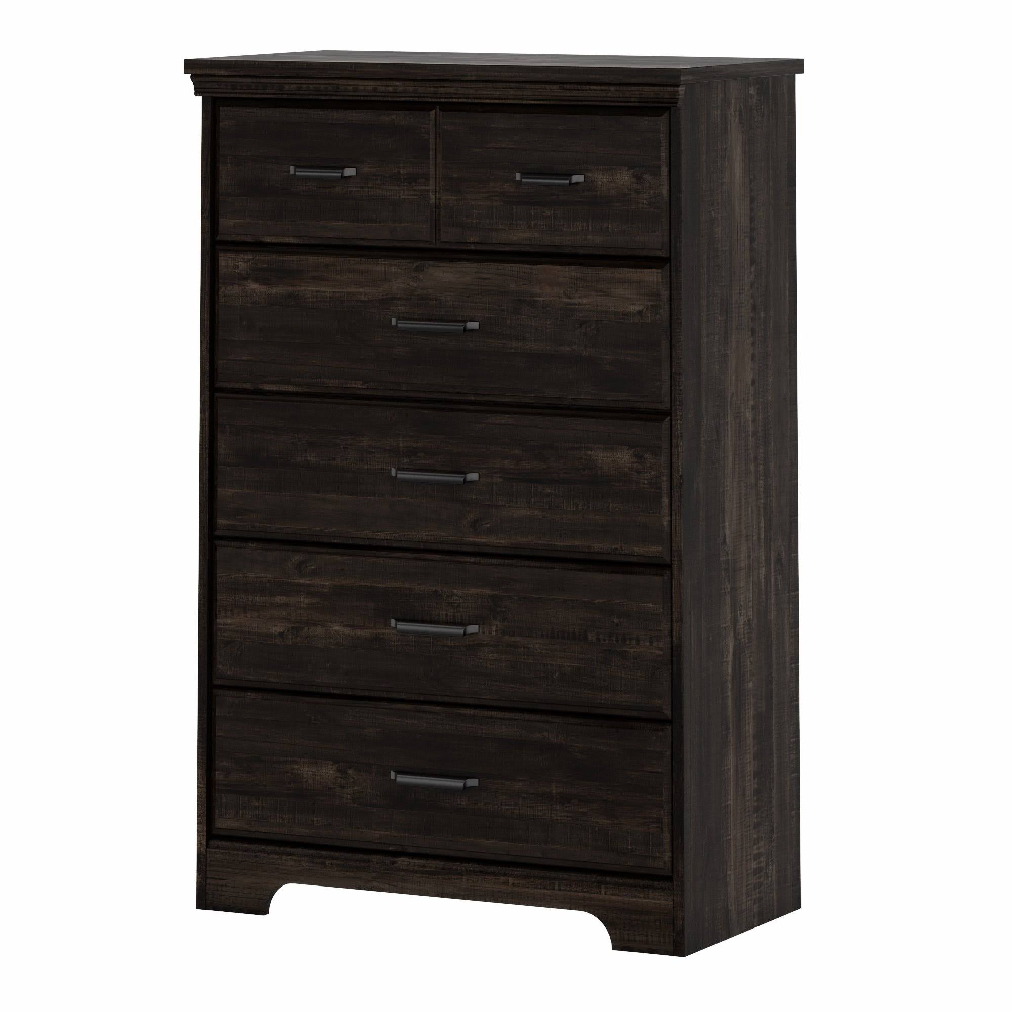 Rubbed Black 5-Drawer Chest G904415