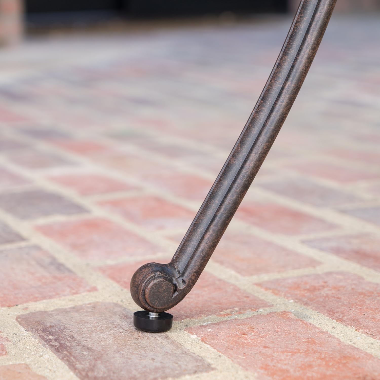 Bronze Cast Aluminum Round Bar Table P1549
