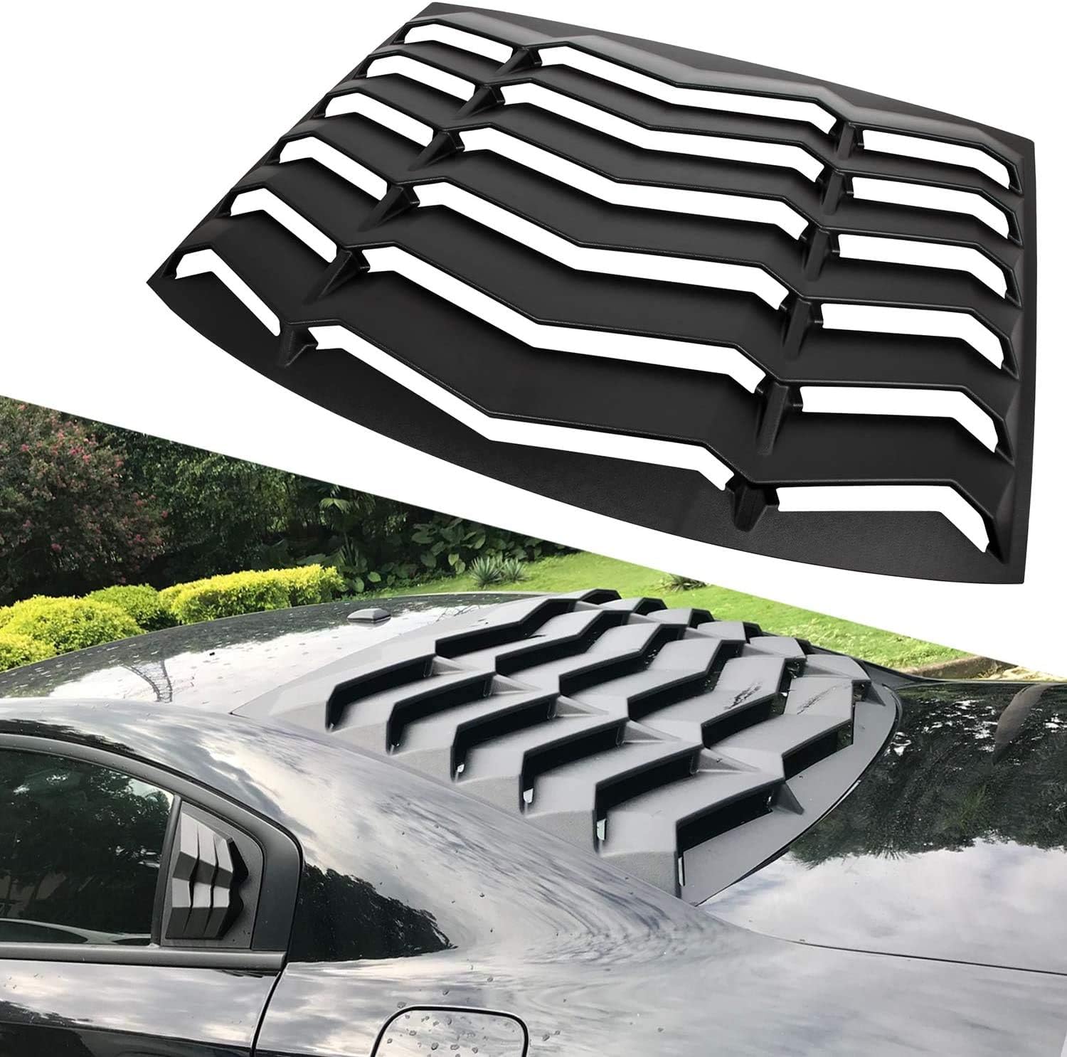 Rear Window Louver Windshield Sun Shade Cover for Dodge Charger D9600