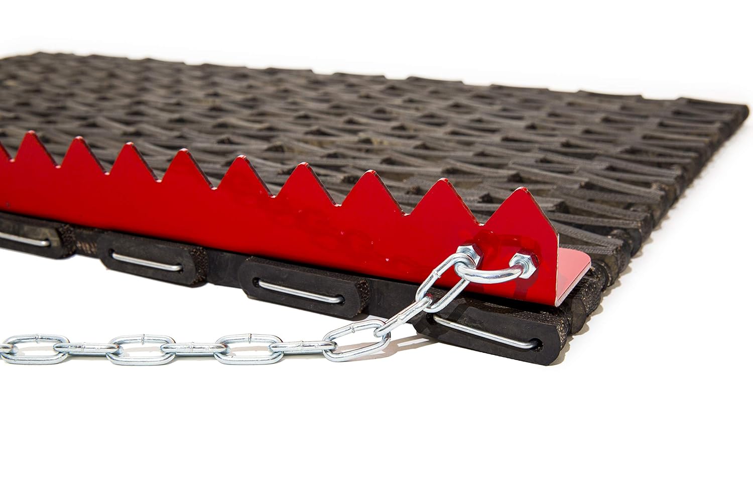 Drag Mat, 6 ft. W, Rubber/Steel M935229