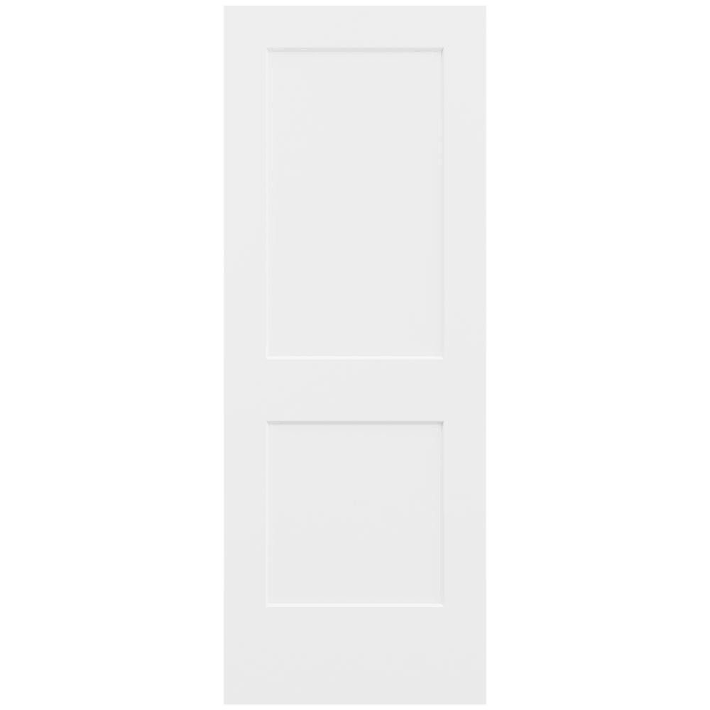 32 in. x 80 in. Primed Smooth Solid Core Molded Composite MDF Interior Door Slab T9360
