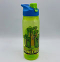 Green Water Bottle 20 oz Reusable Plastic N67744