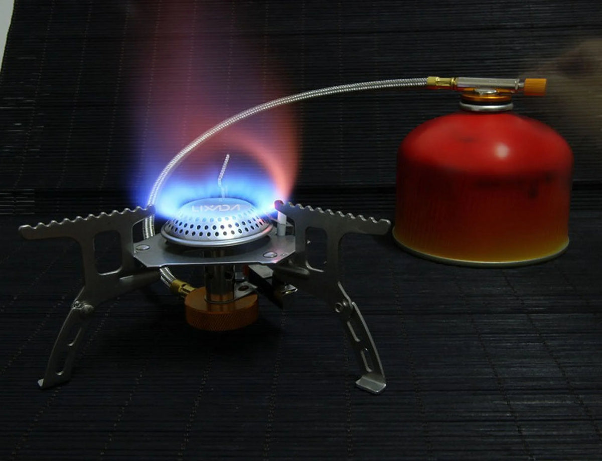 Camping Foldable Gas Set with Gas Conversion Head Adapter T183268