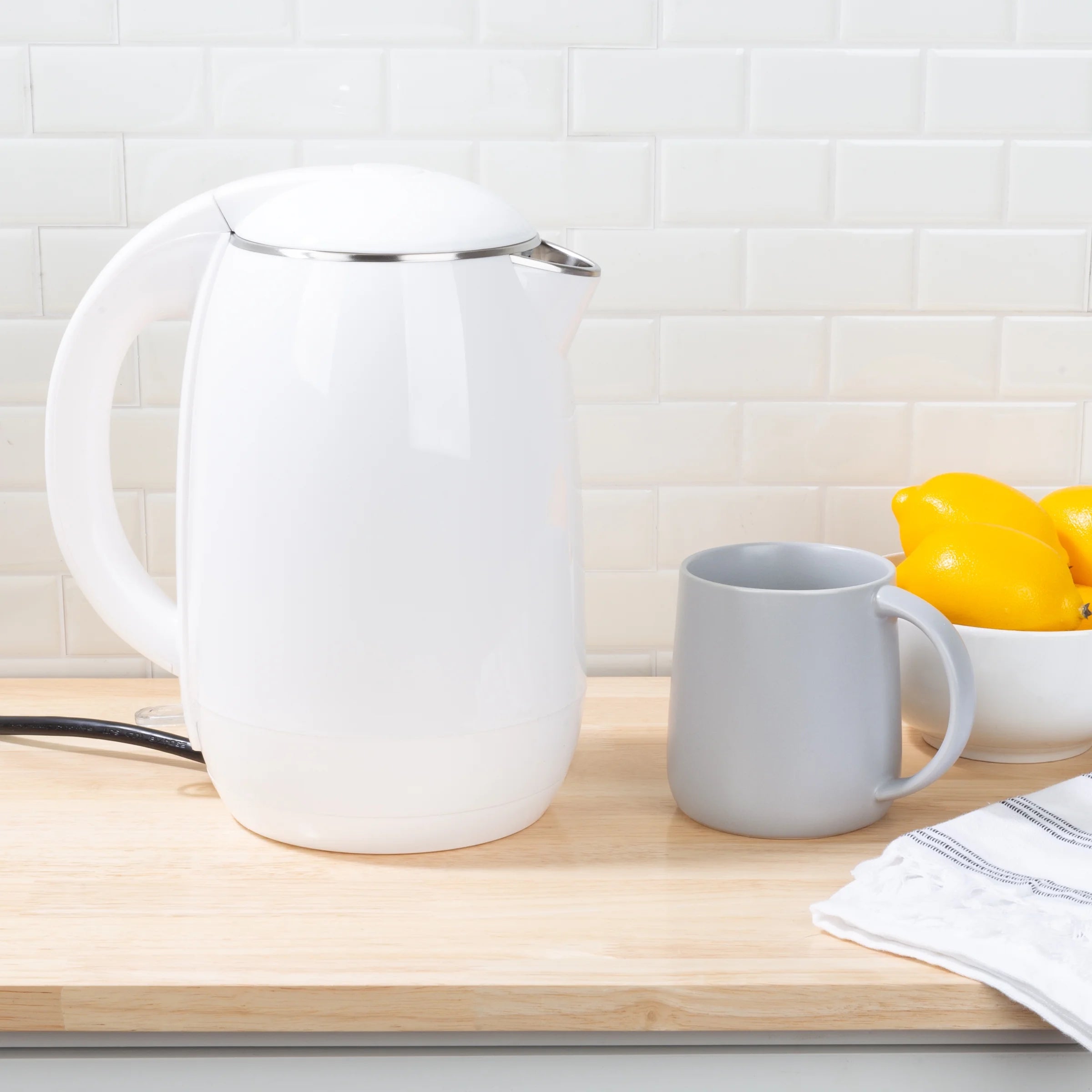 White 1.8L Electric Kettle T790
