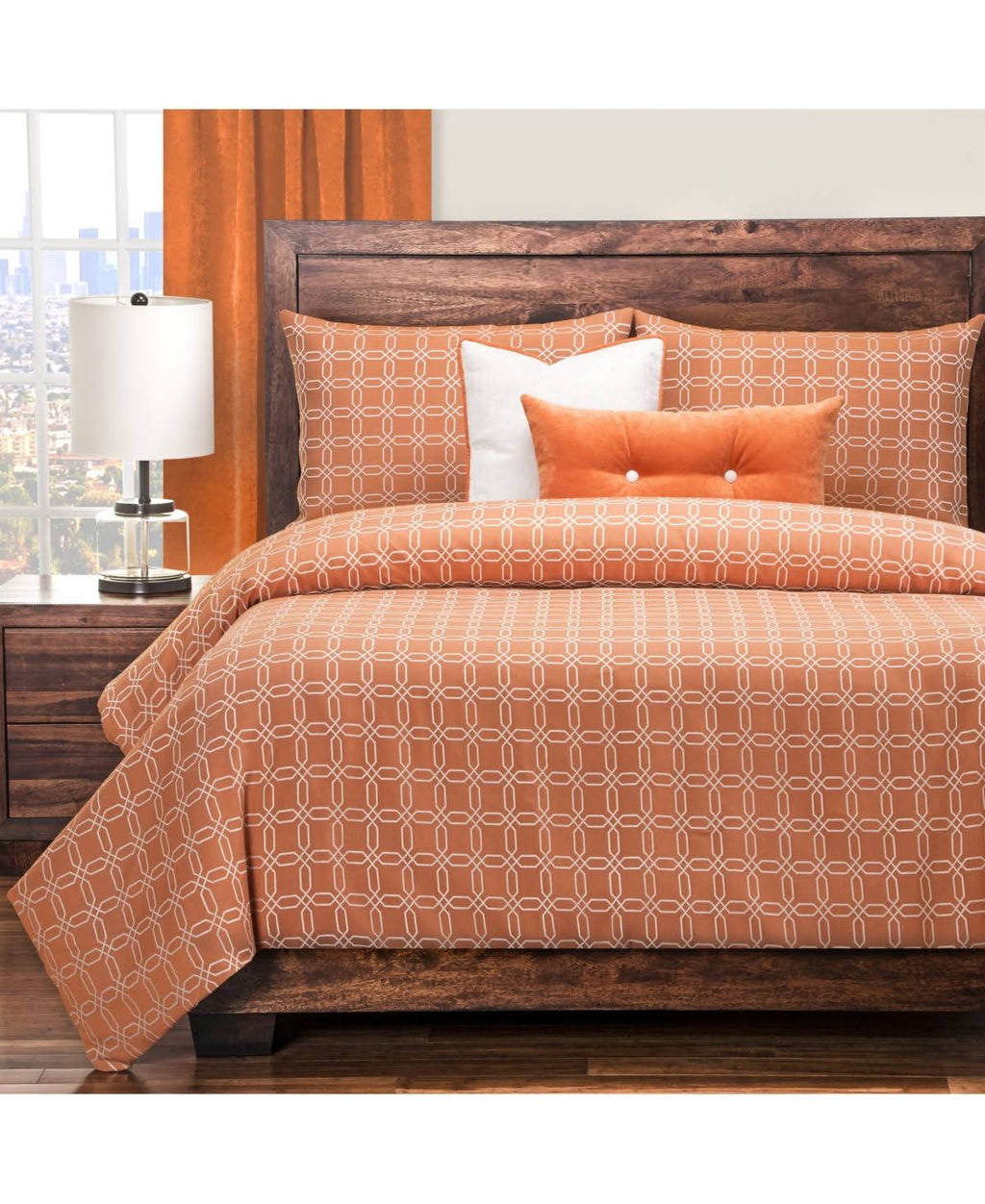 Mandarin Duvet Cover Set California King I4092