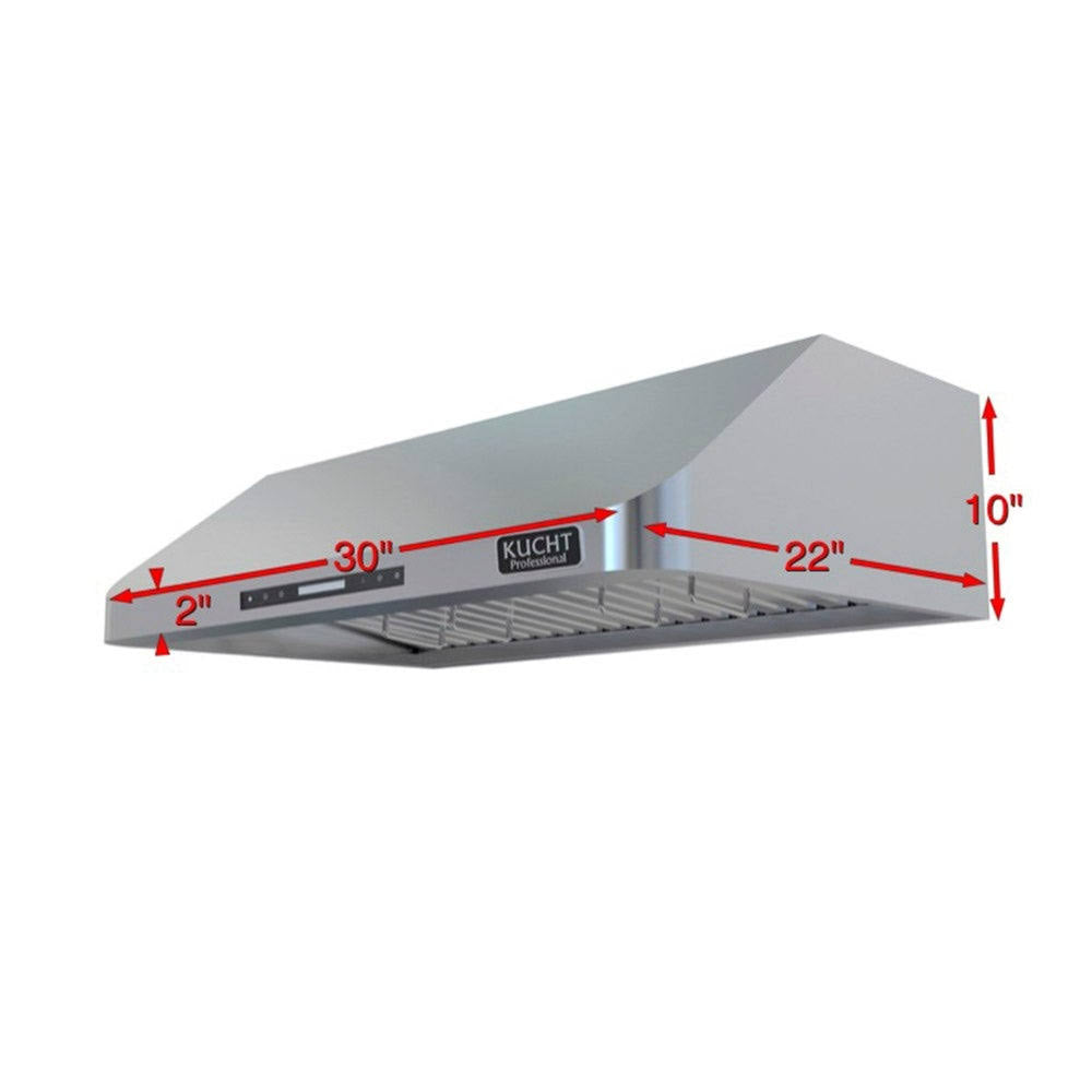 30x22 Under Cabinet Stainless Steel Range Hood U898416