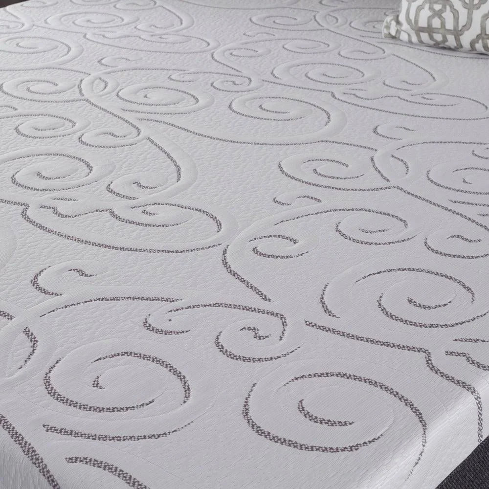 White 12-Inch Gel Memory Foam Mattress Twin U878258