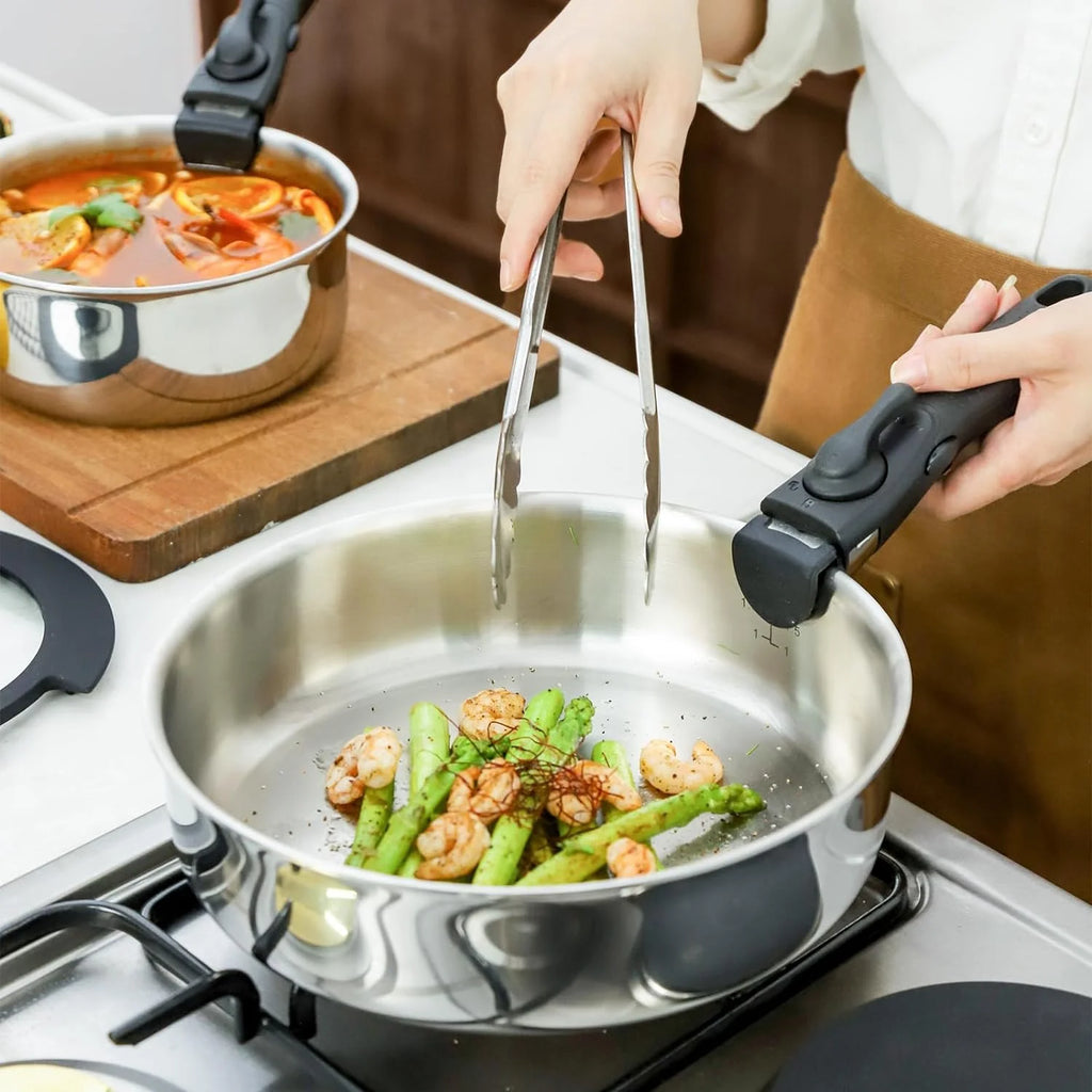 20 Piece Stainless Steel Cookware Set with Lid C3718