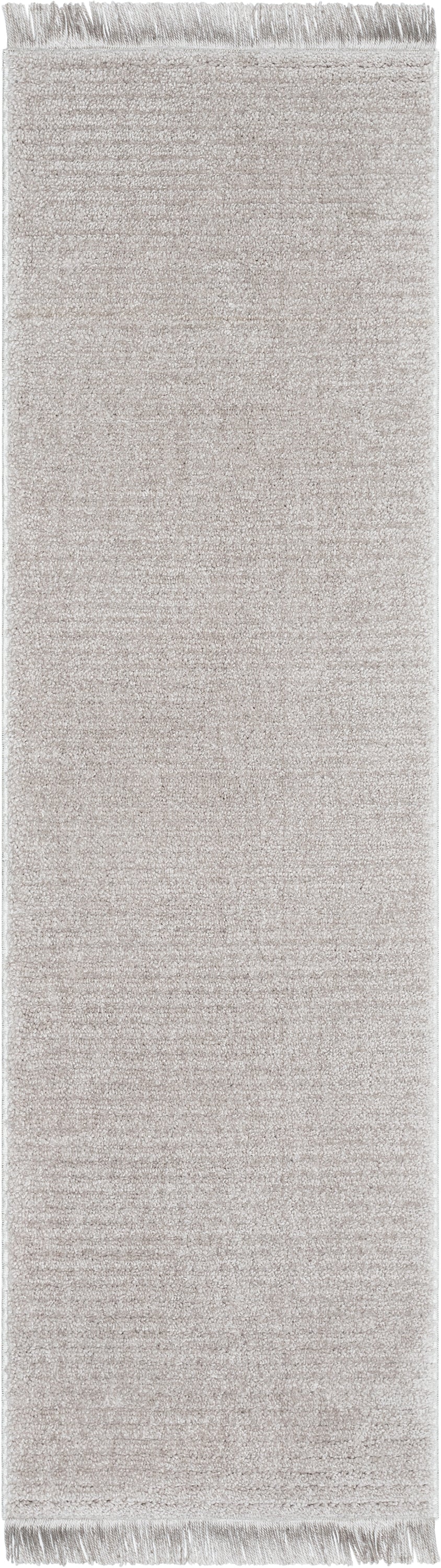 Ivory Stripes Geometric Runner Rug 2x7 F6726