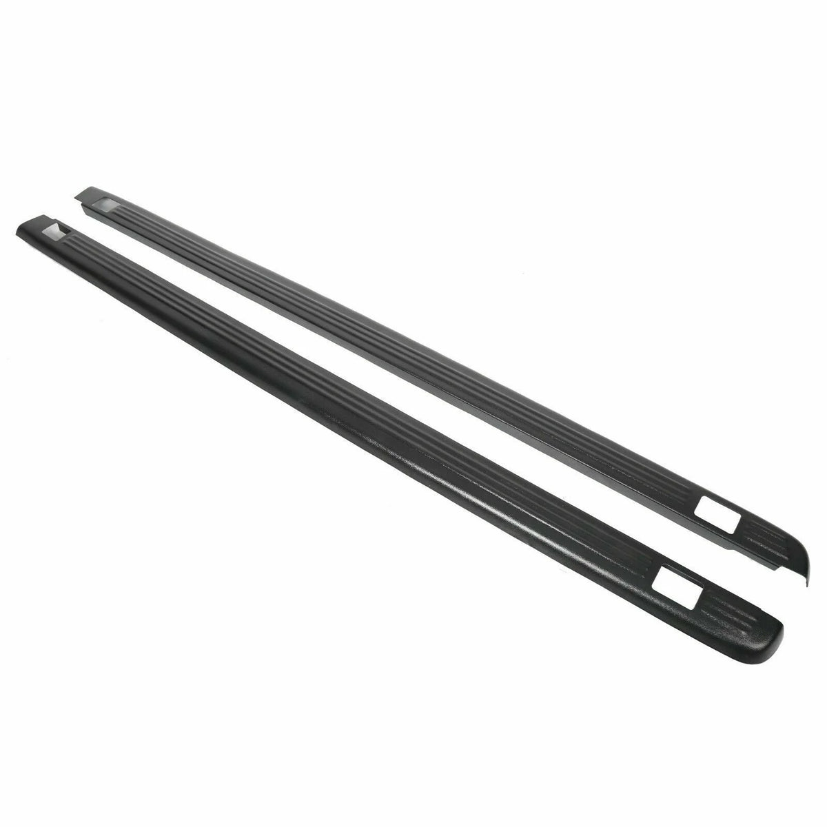 Black Bed Rail Caps Cover For Chevrolet GMC 6'6" Bed W292