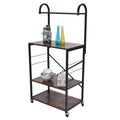 Microwave Storage Stand with Wheels Utility Shelf R623211