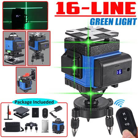 16 Lines Green Beam Self Leveling Laser Level M90484