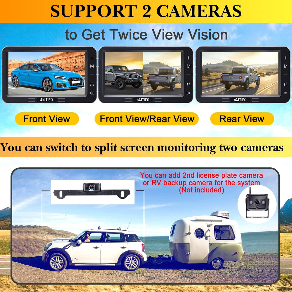 Wireless Backup Camera with 5 Inch Monitor A33551