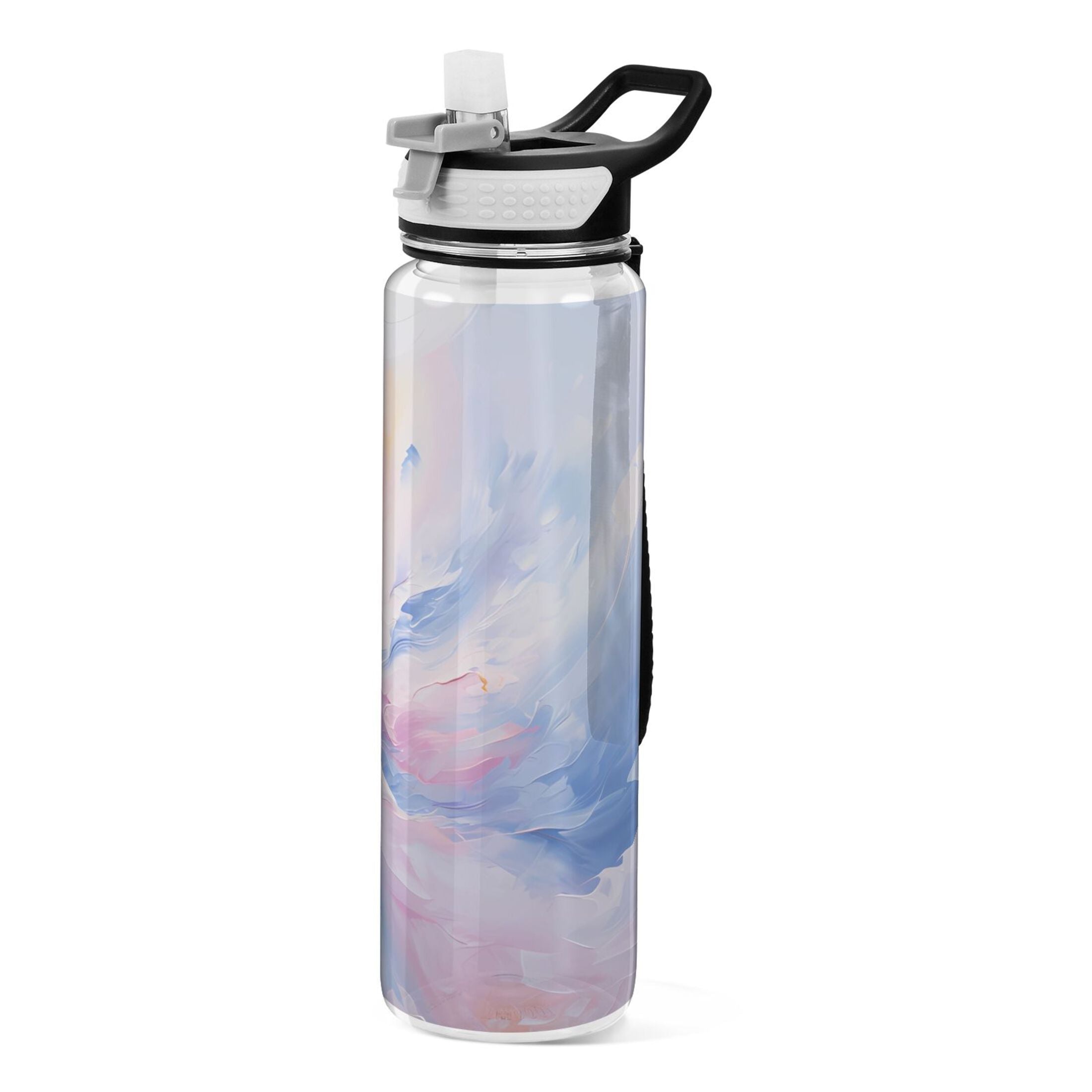 Blue and Pink 32oz Tritan Water Bottles with Straw R601839