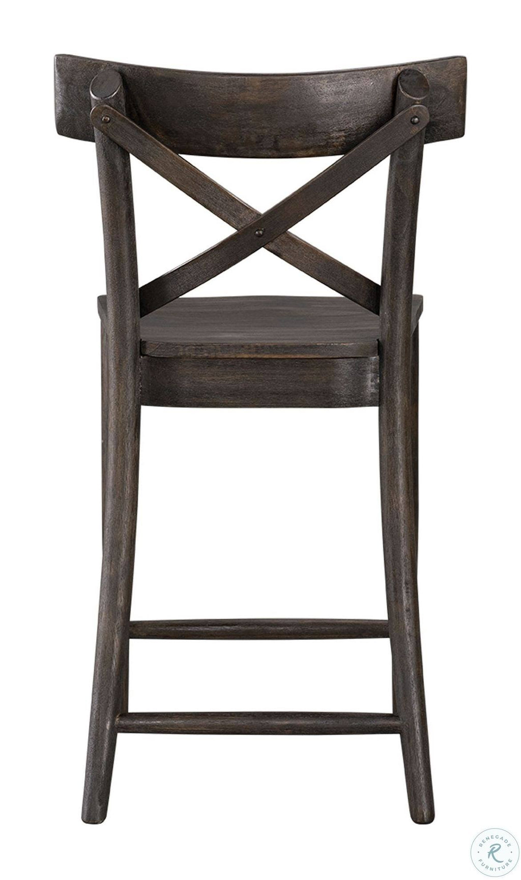 Brown 24 inch Counter Height Stool L350