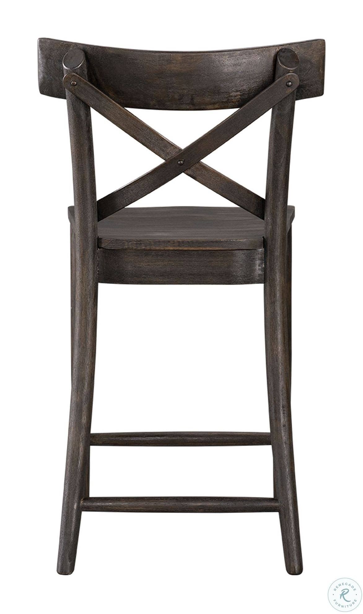 Brown 24 inch Counter Height Stool L350