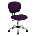 Purple Mid-Back Mesh Task Office Chair V224