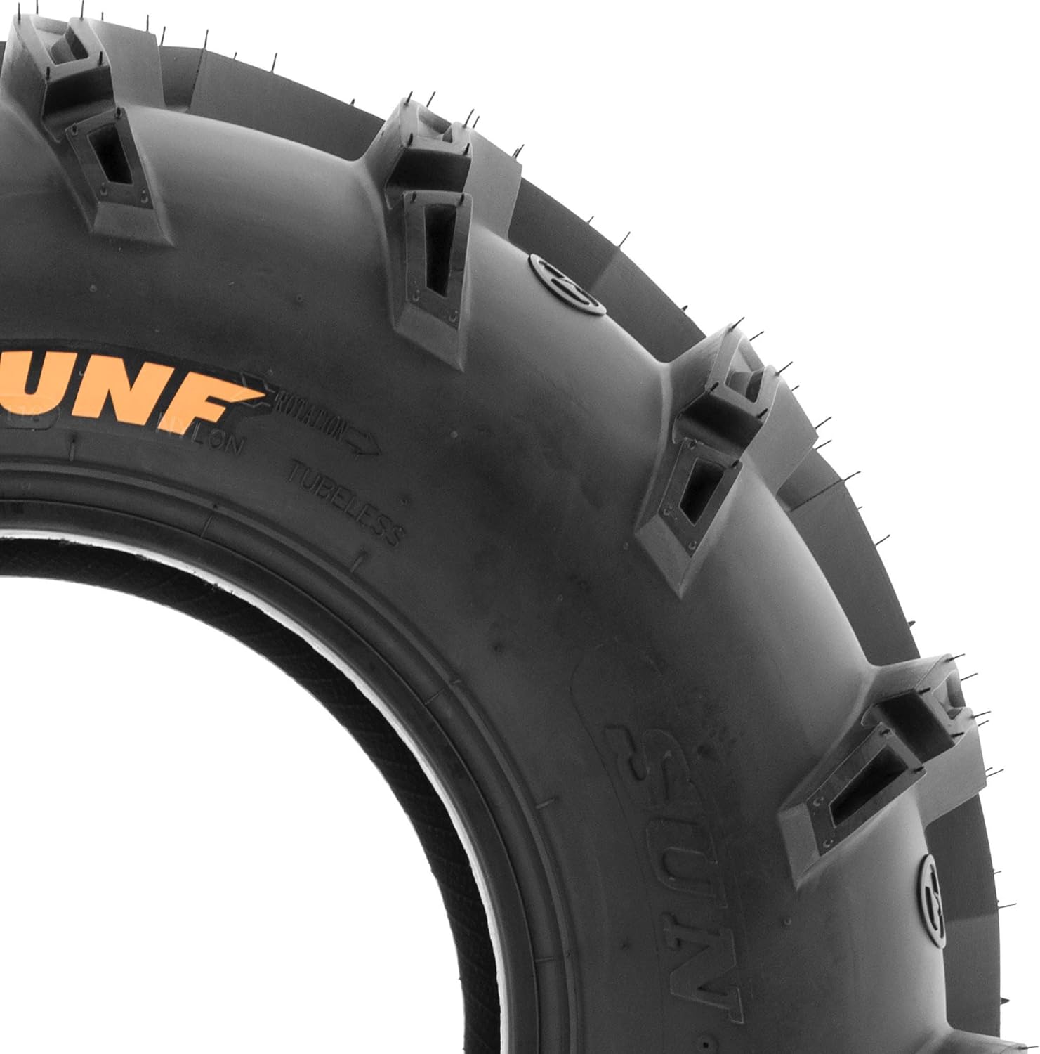 Pair of 2 ATV UTV Deep Mud Terrain Tires, 6 PR, Tubeless O682702
