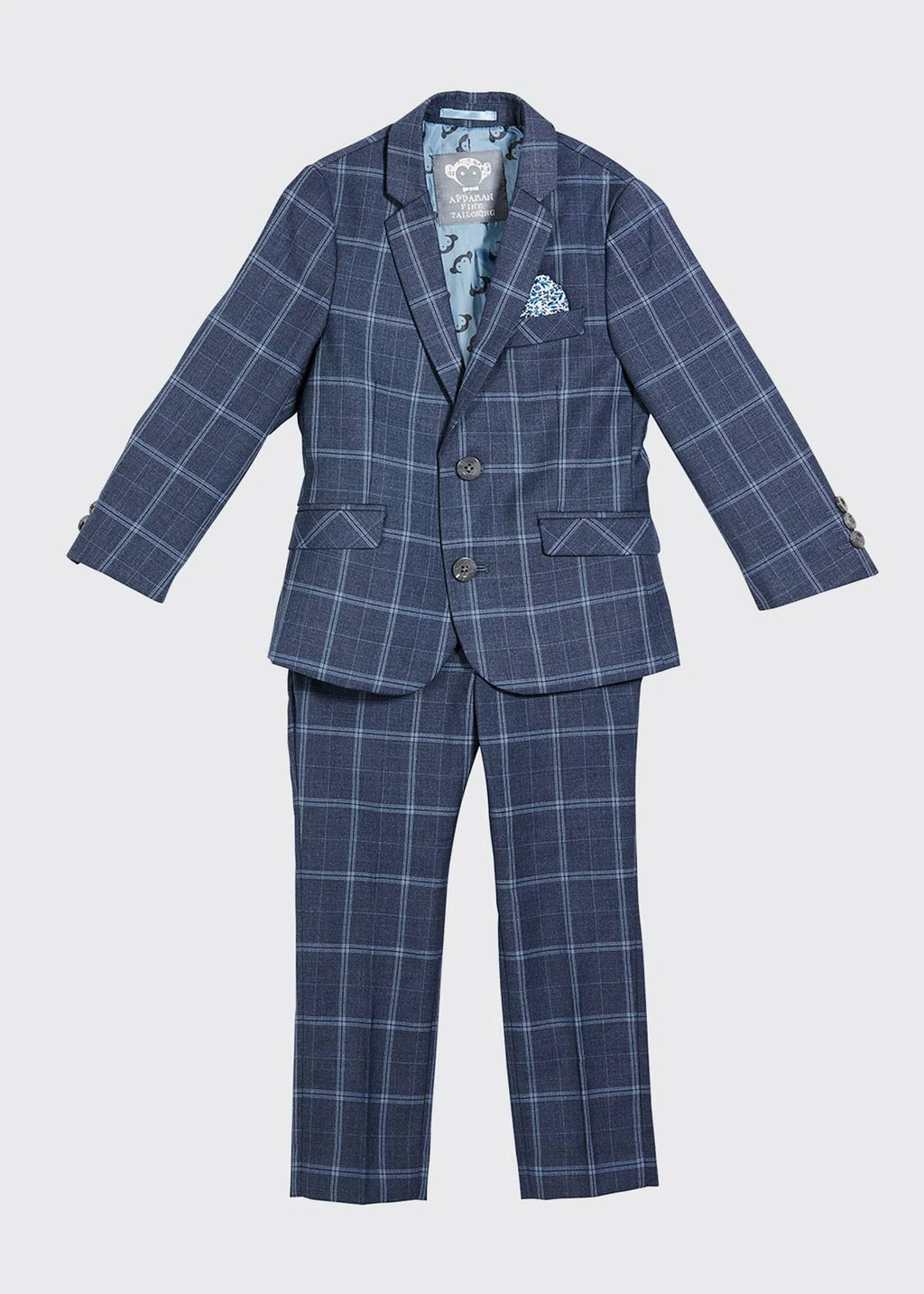 Two-Piece Check Suit M760647