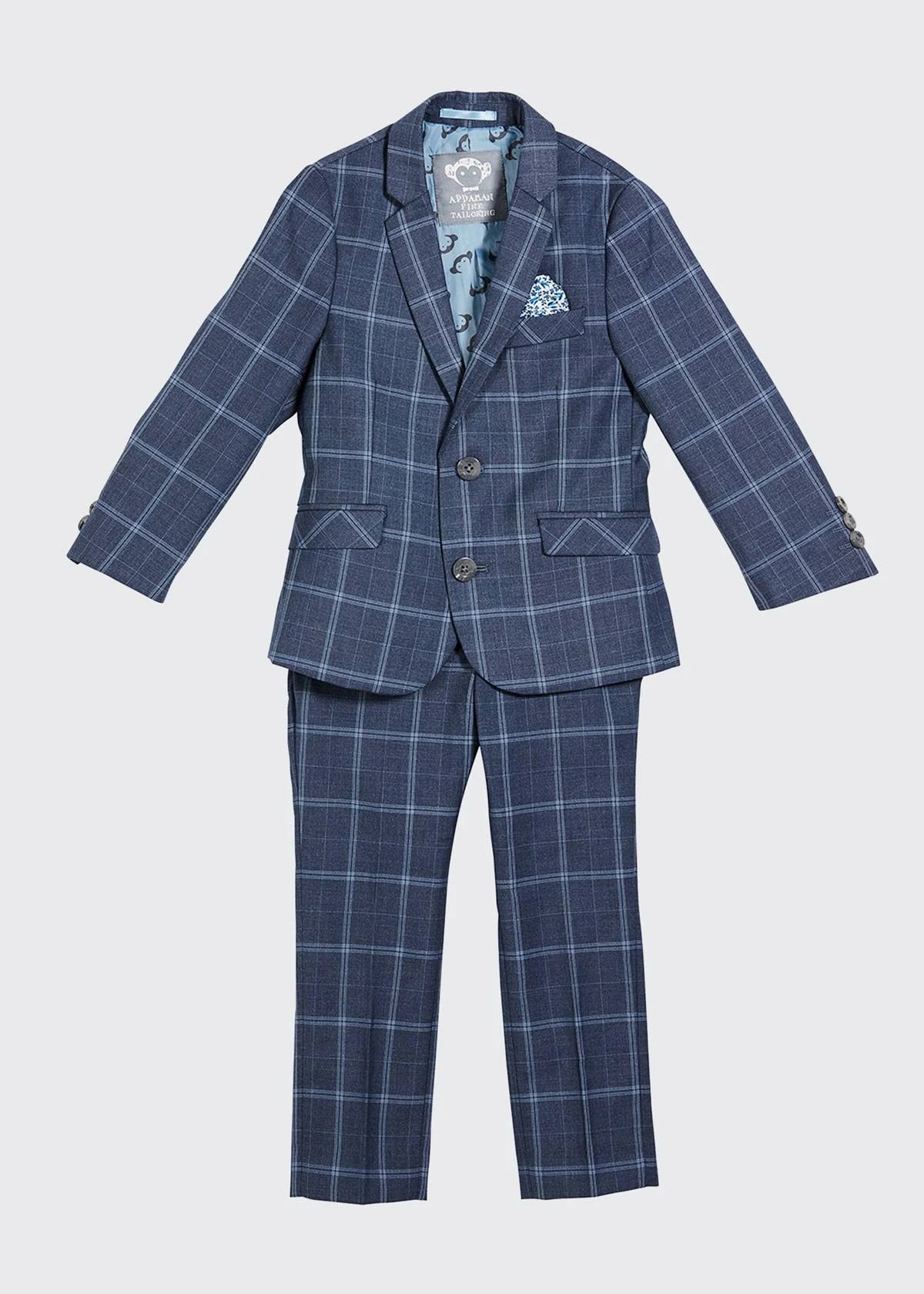 Two-Piece Check Suit M760647