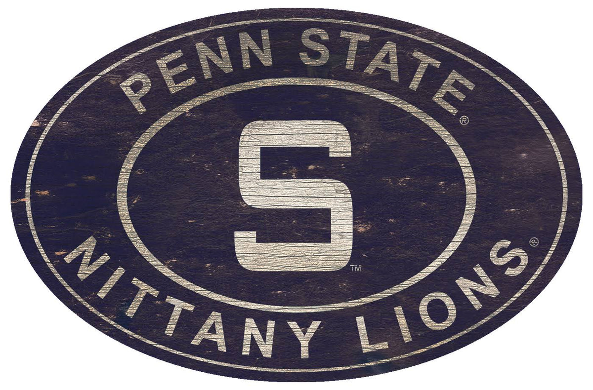 NCAA Heritage Team Logo Oval Sign S41453