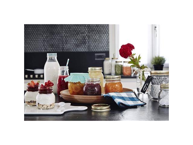 Clear 5 oz Jar with Stainless Steel Lid, Set of 12 U862