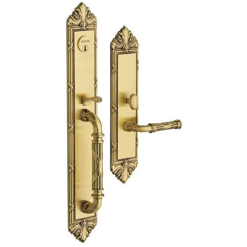 Polished Chrome Single Cylinder Mortise Handleset Trim Set L947
