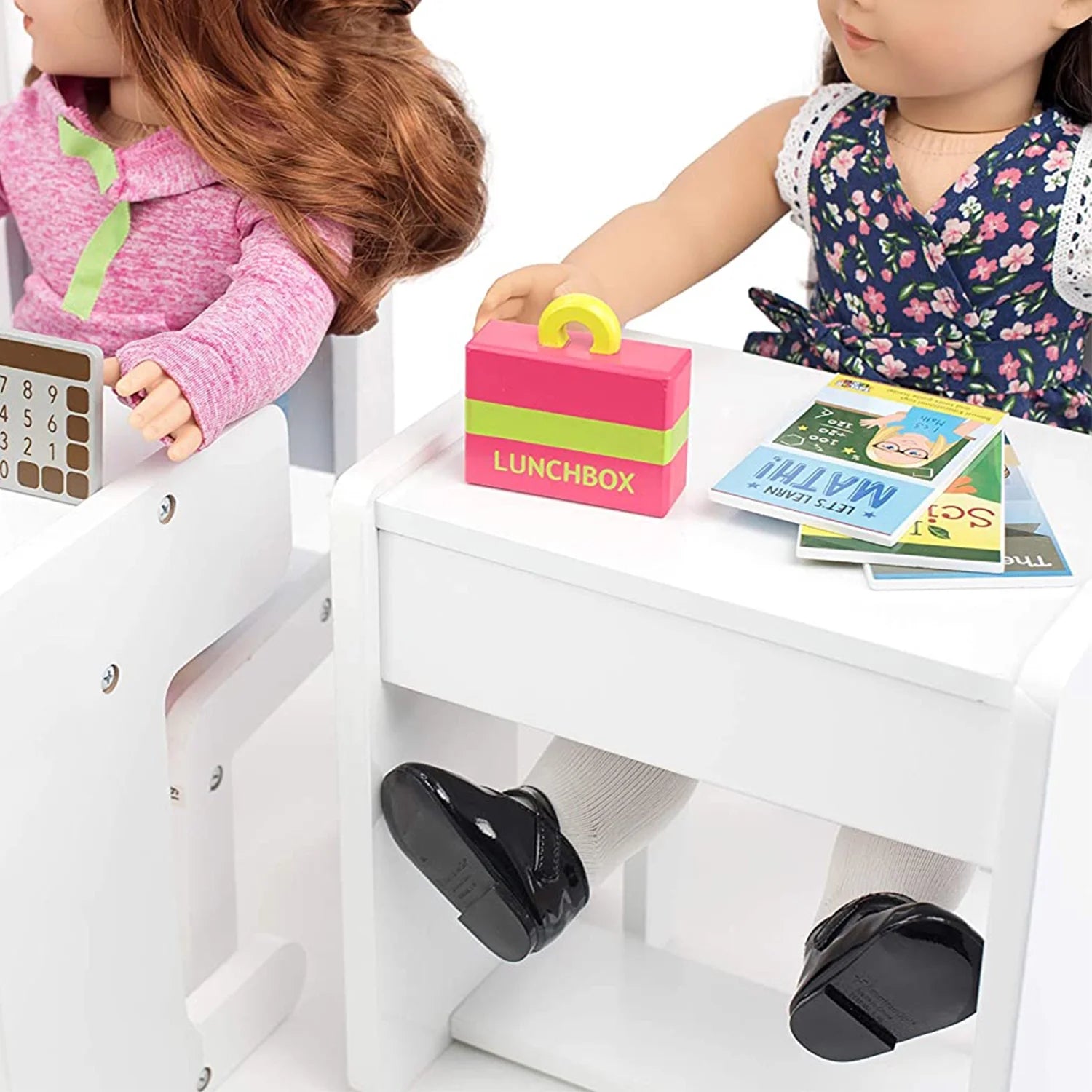 Classroom Playset with Desk and Chair for 18 Inch Dolls Y7587