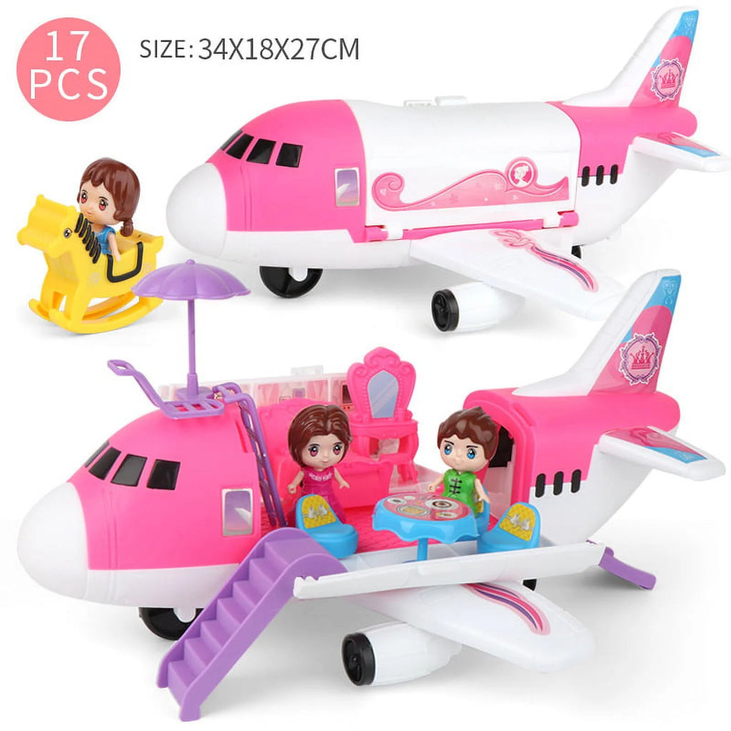 Airplane Toy Set with Small Dolls L619259