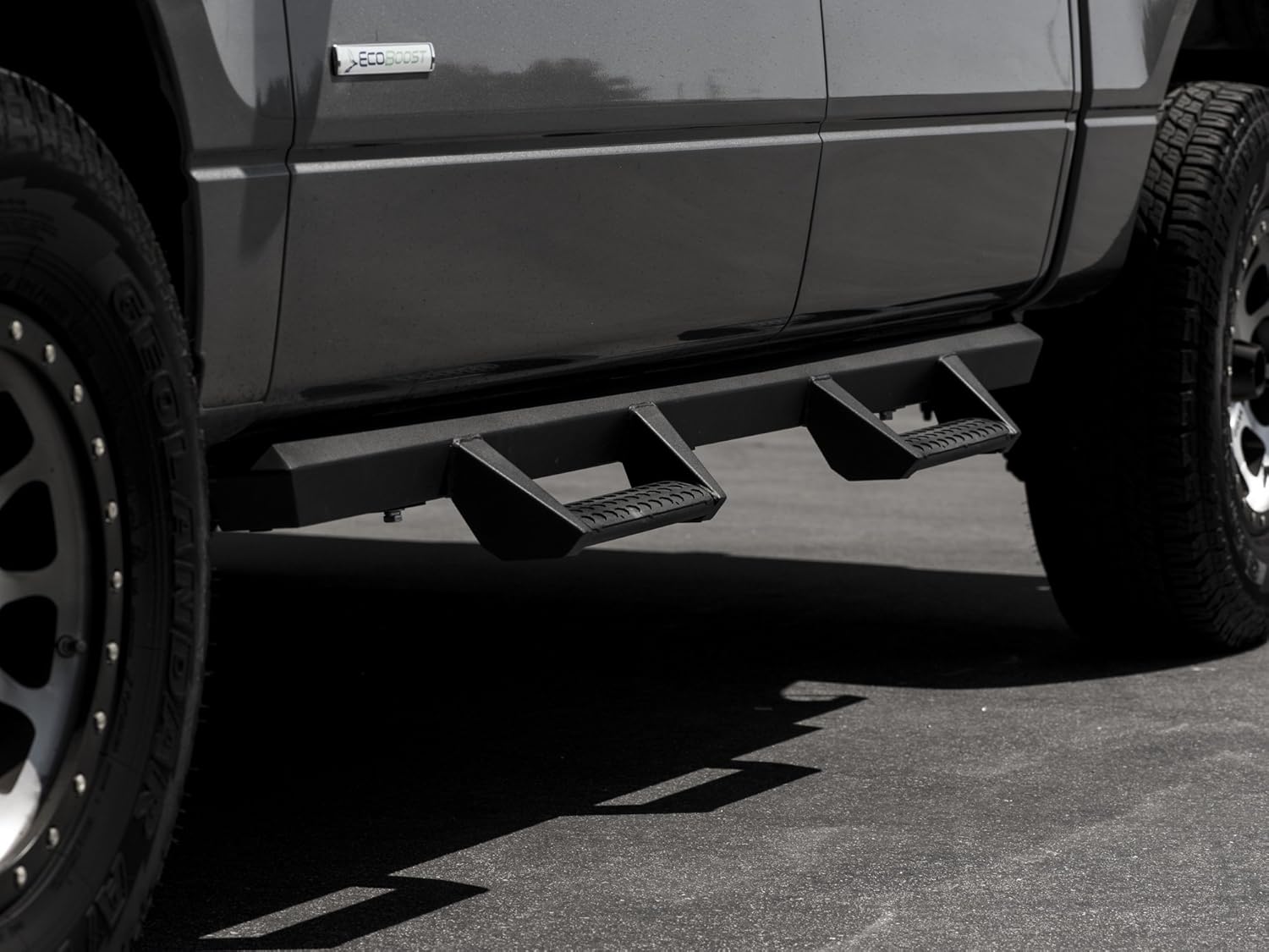 Matte Black Drop Step Bars D264219