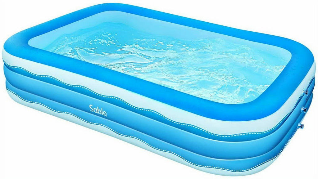Inflatable Rectangular Swimming Pool 118" x 72" x 22" U502