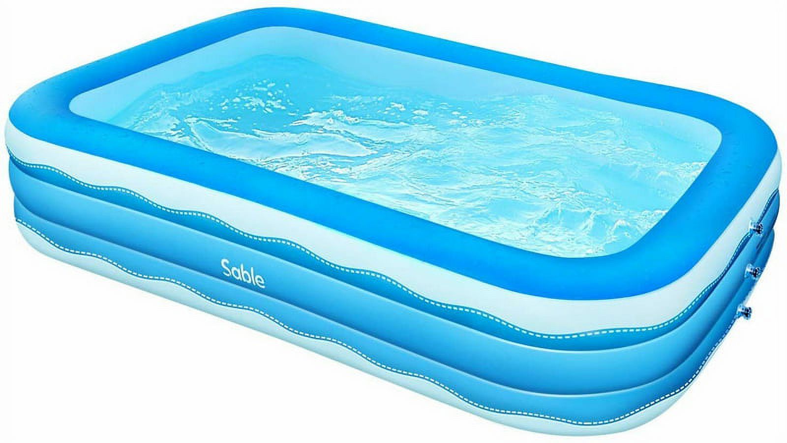 Inflatable Rectangular Swimming Pool 118" x 72" x 22" U502