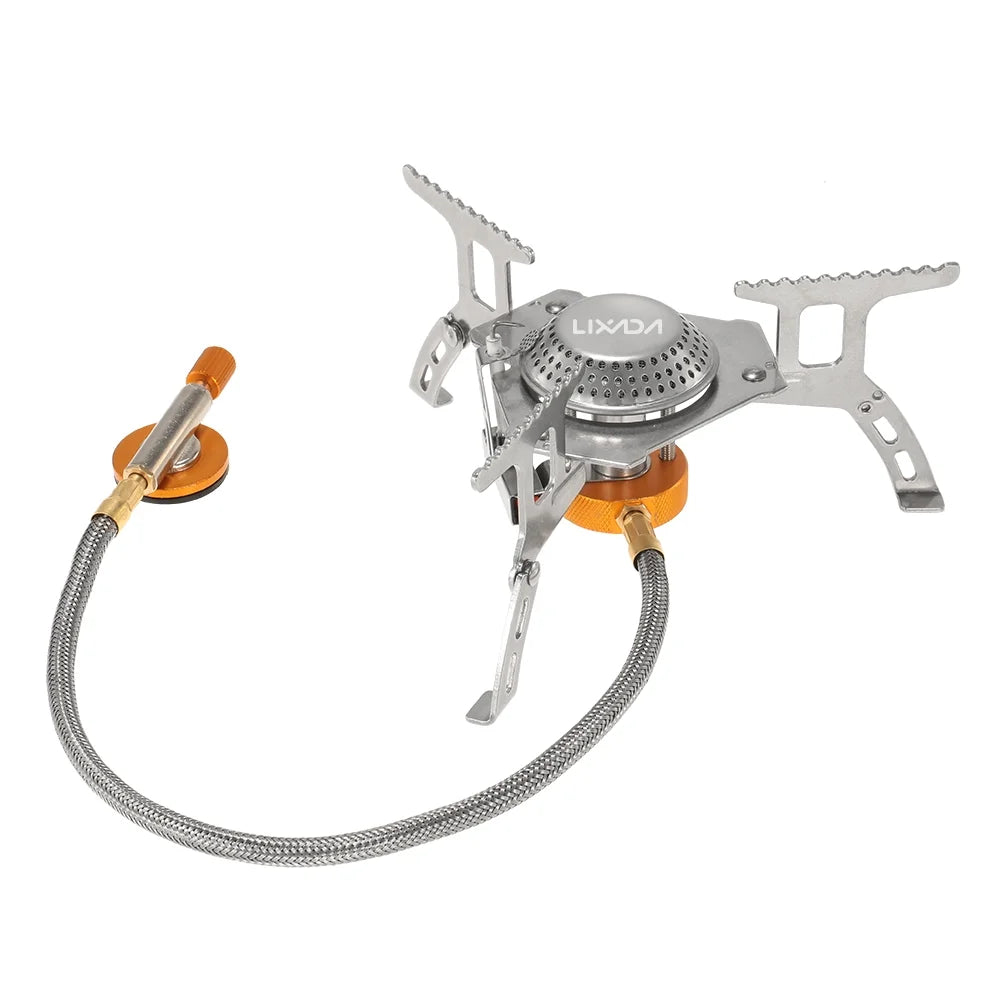 Camping Foldable Gas Set with Gas Conversion Head Adapter T183268