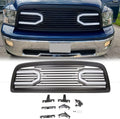 Chrome Grille with Replacement Shell for 2009-2012 Ram 1500, Lights included F284