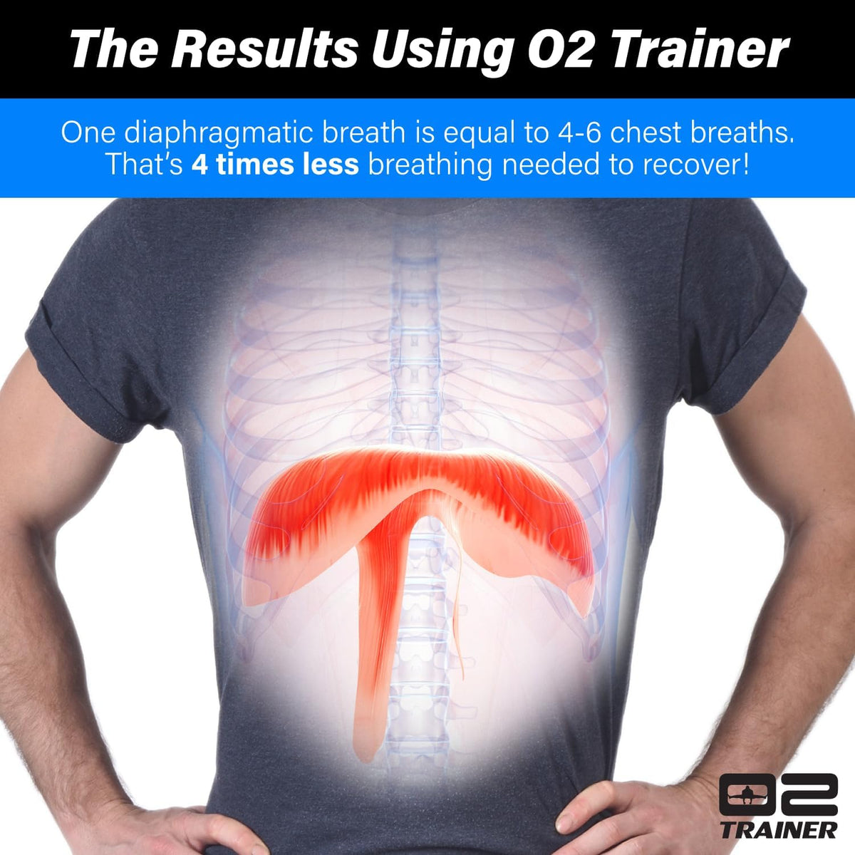 Blue Portable Respiratory Training Device B9259