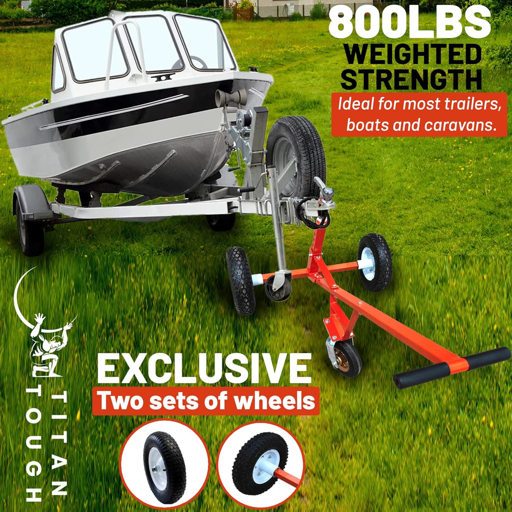 Adjustable Trailer Dolly with Caster Tow Dolly Trailer Mover with 2 Inch Ball G734