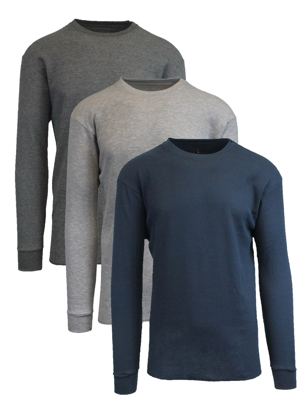 3-Pack Men's Long Sleeve Thermal Shirts M25302