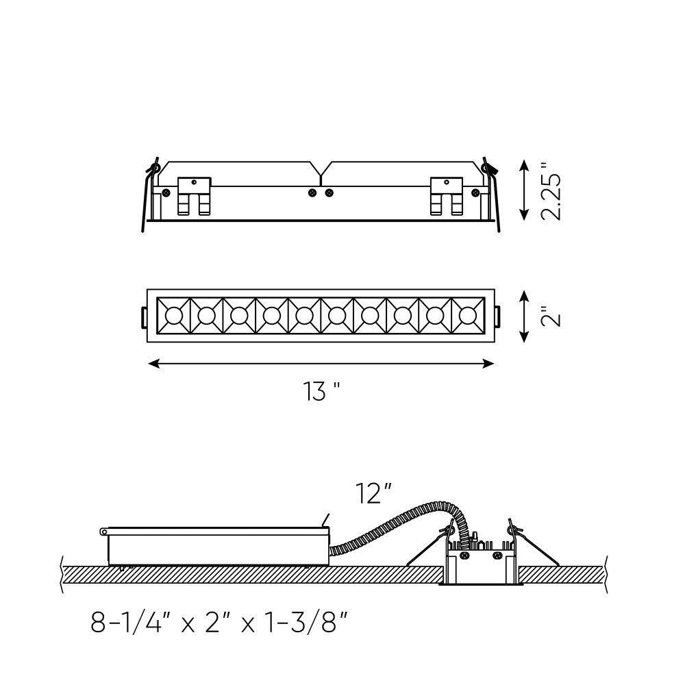 Black Recessed Downlight U946