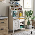 Farmhouse White Oak 6-Shelf Baker's Rack C60181