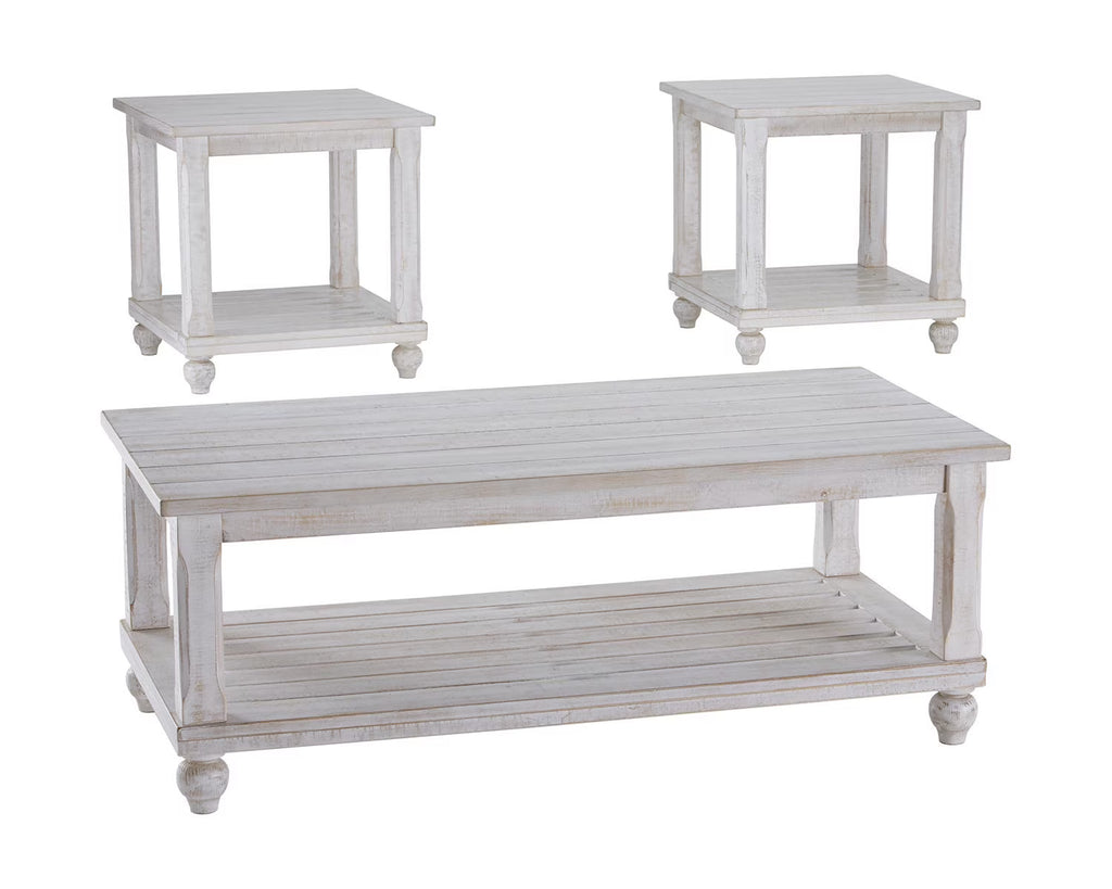 White Table (Set of 3) W6151