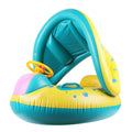 Inflatable Swimming Ring with Sunshade Water Float Toy Z61741