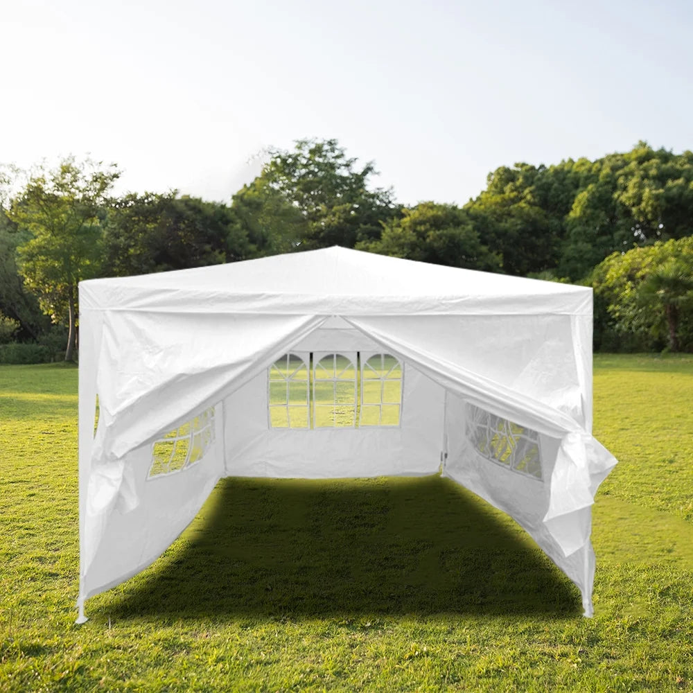 10x10 Ft Adjustable Canopy With Window Wall D39207