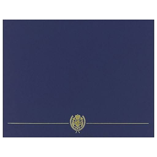 Navy Certificate Cover Pack of 50 O190