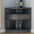 Dark Gray 1 Drawer Accent Cabinet Y1820