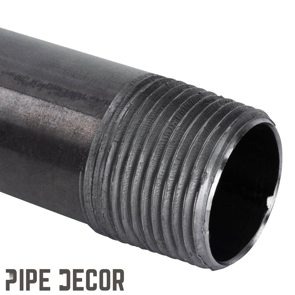 1/2 in. x 60 in. Black Steel Plumbing Pipe (4-Pack) M80069