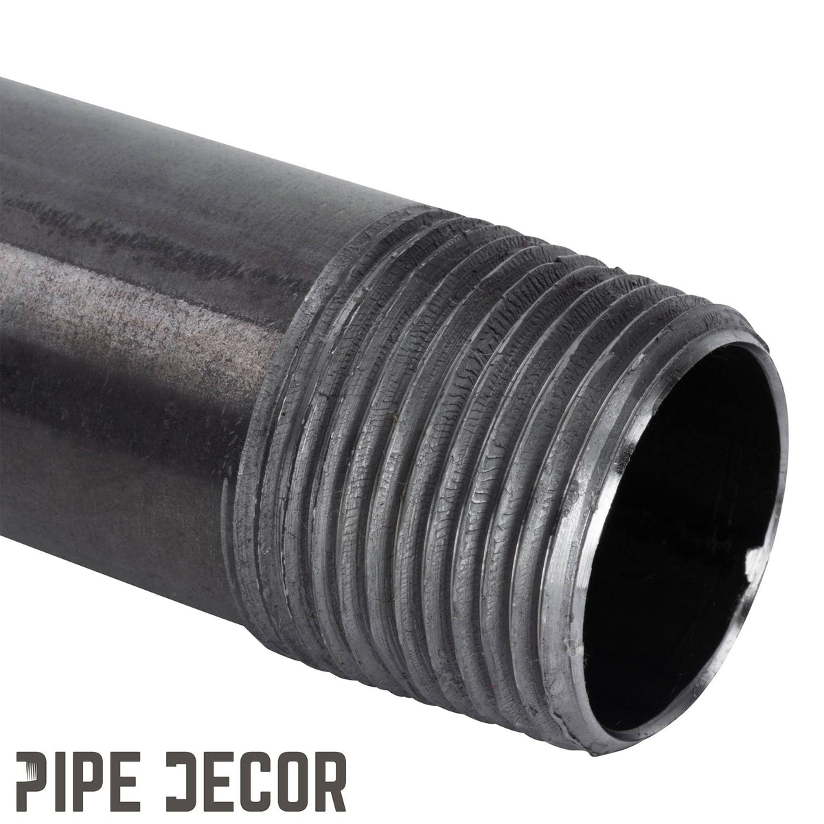 1/2 in. x 60 in. Black Steel Plumbing Pipe (4-Pack) M80069