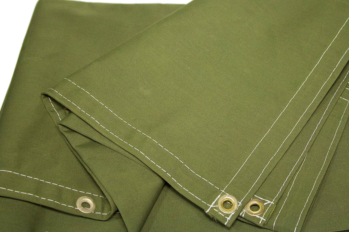 Polyester Canvas Tarp 6 Ft X 8 Ft E3714