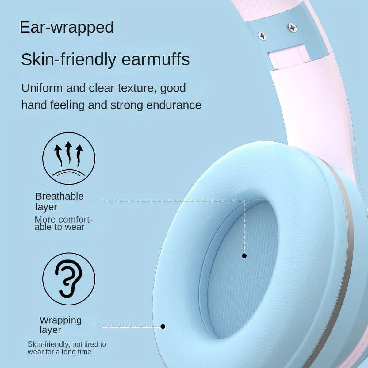 Wireless Bluetooth Gaming Headphones with Microphone X374